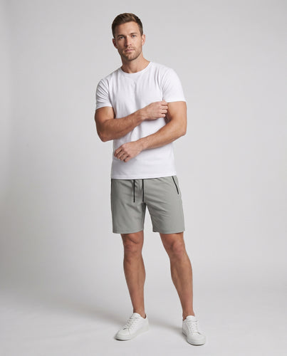Herren sportliche Funktionsshorts mit elastischem Bund und praktischen Reißverschlusstaschen R&B