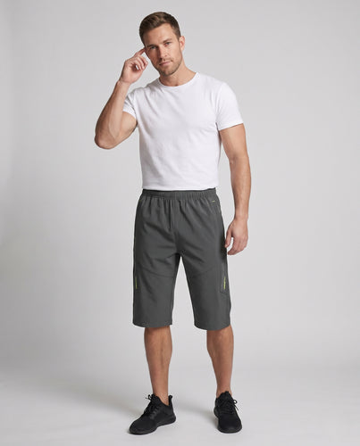 Herren Sportliche Laufshorts mit atmungsaktiven Einsätzen R&B