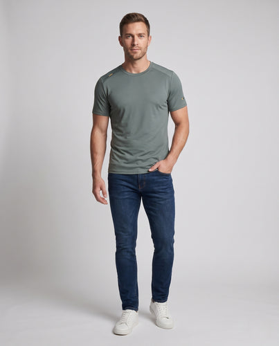 Herren Sportliches Funktions-T-Shirt mit atmungsaktiver Struktur R&B