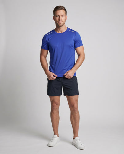Herren Sportliches Funktionsshirt mit atmungsaktivem Netzmaterial R&B