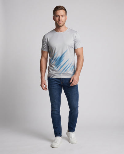 Herren Sportliches Laufshirt mit atmungsaktiven Eigenschaften R&B