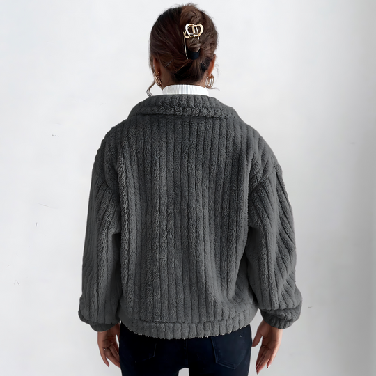 EB | Teddyjacke Weich und Gemütlich Perfekt für Wintertage