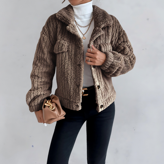 EB | Teddyjacke Weich und Gemütlich Perfekt für Wintertage