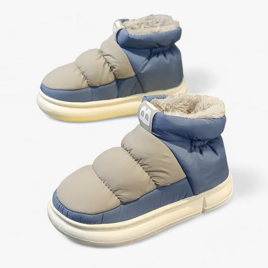 Puffer Schuhe - Slip-On - Fleece gefüttert - Schneestiefel - Winterschuhe EB