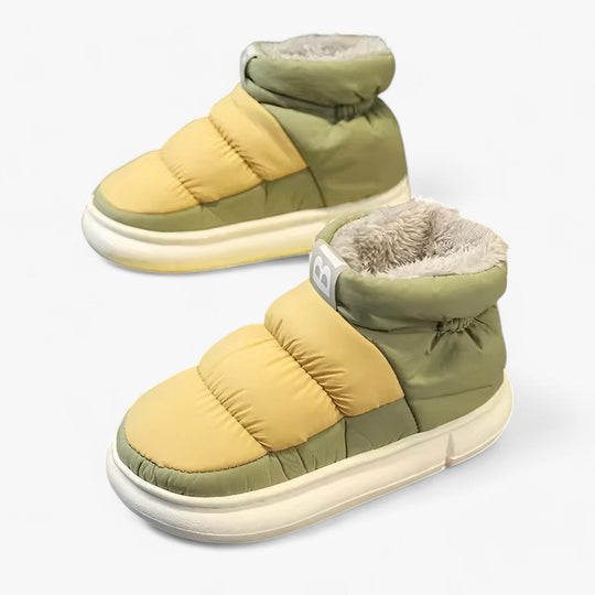 Puffer Schuhe - Slip-On - Fleece gefüttert - Schneestiefel - Winterschuhe EB