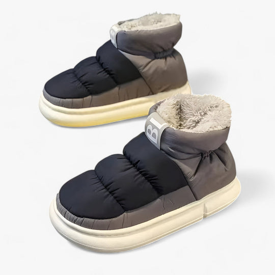 Puffer Schuhe - Slip-On - Fleece gefüttert - Schneestiefel - Winterschuhe EB