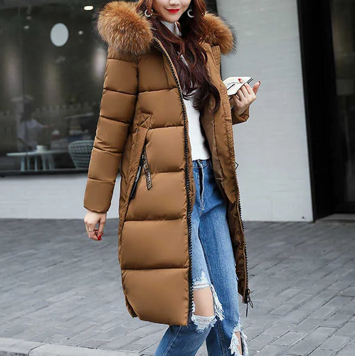 EB | Damen Winterjacke Lang für Frauen