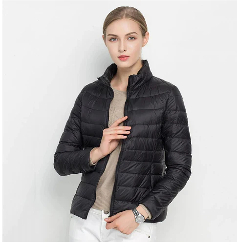EB | Taillierter Steppjacke mit Reißverschluss
