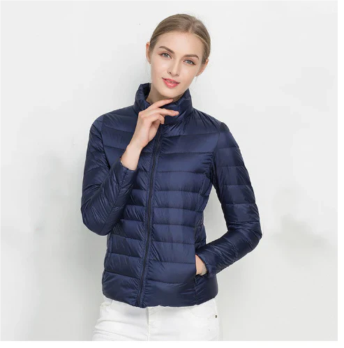 EB | Taillierter Steppjacke mit Reißverschluss