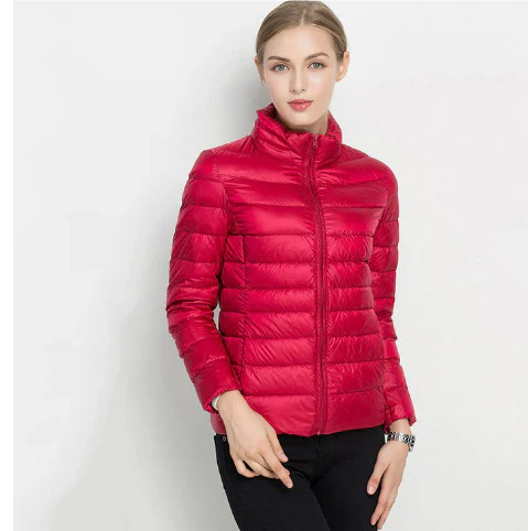 EB | Taillierter Steppjacke mit Reißverschluss