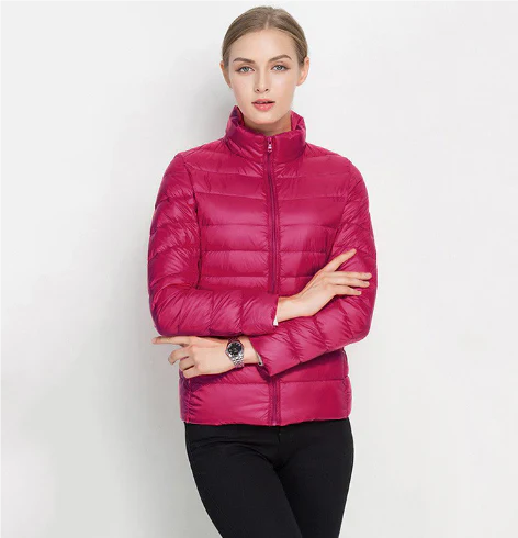 EB | Taillierter Steppjacke mit Reißverschluss
