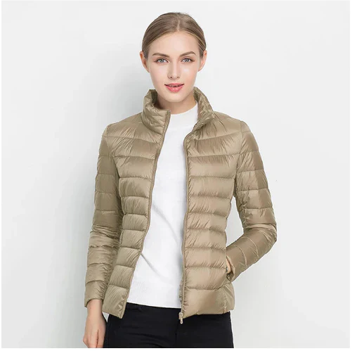 EB | Taillierter Steppjacke mit Reißverschluss