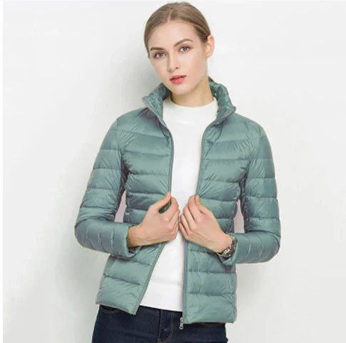 EB | Taillierter Steppjacke mit Reißverschluss