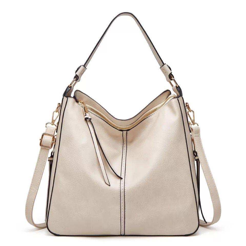 EB | Vintage-Inspirierte Leder Hobo-Tasche