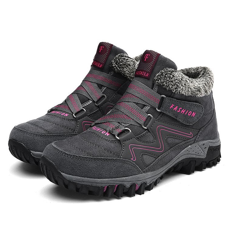 EB | Damen Winter Villi Leder Plattform Stiefel