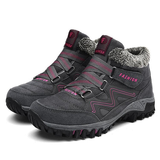 EB | Damen Winter Villi Leder Plattform Stiefel