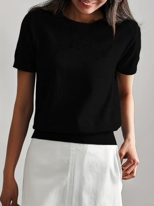 EB | Stilvolles Strick T-Shirt für Damen