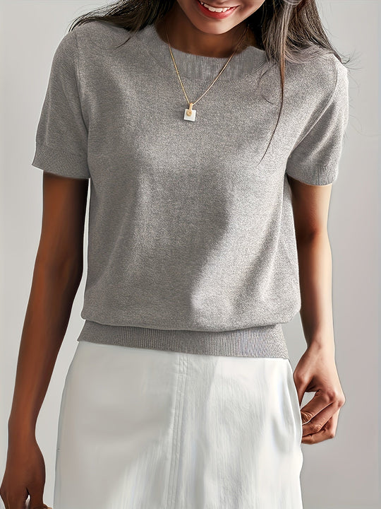 EB | Stilvolles Strick T-Shirt für Damen