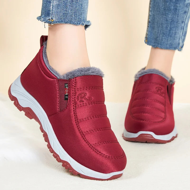 EB | Gesteppte wasserdichte Winterstiefel für Frauen – Bequemes & stylisches Slip-On-Design