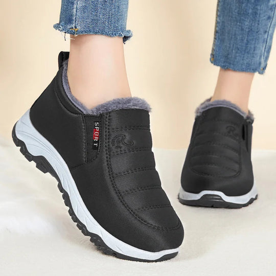 EB | Gesteppte wasserdichte Winterstiefel für Frauen – Bequemes & stylisches Slip-On-Design