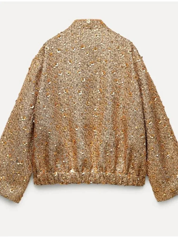 EB | Festliche Jacke mit Stilvollem Glanz