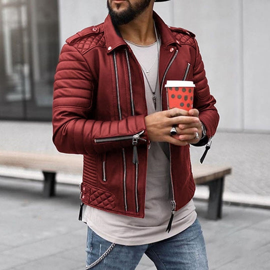EB | Leichte Lederjacke für Herren