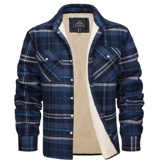 EB | Herren Sherpa gefütterte Flanellhemdenjacke