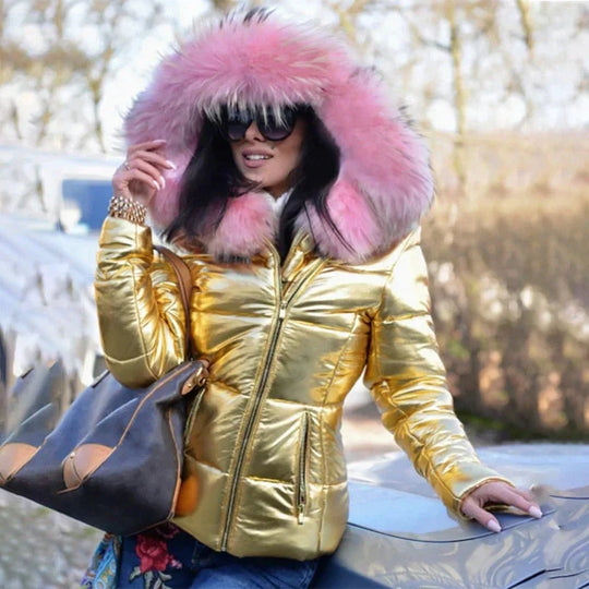 EB | Winterjacke mit Kapuze aus Fell