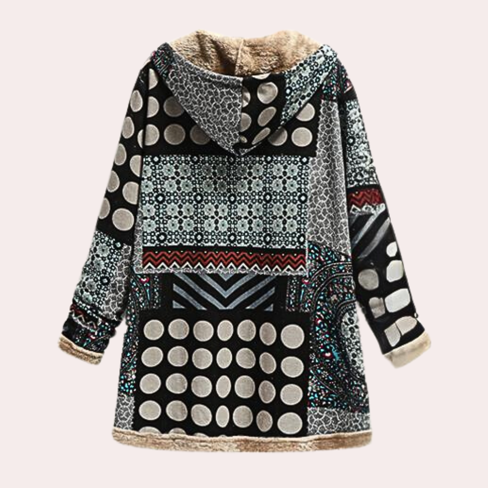 EB | Warme Winterjacke mit Kapuze für Damen