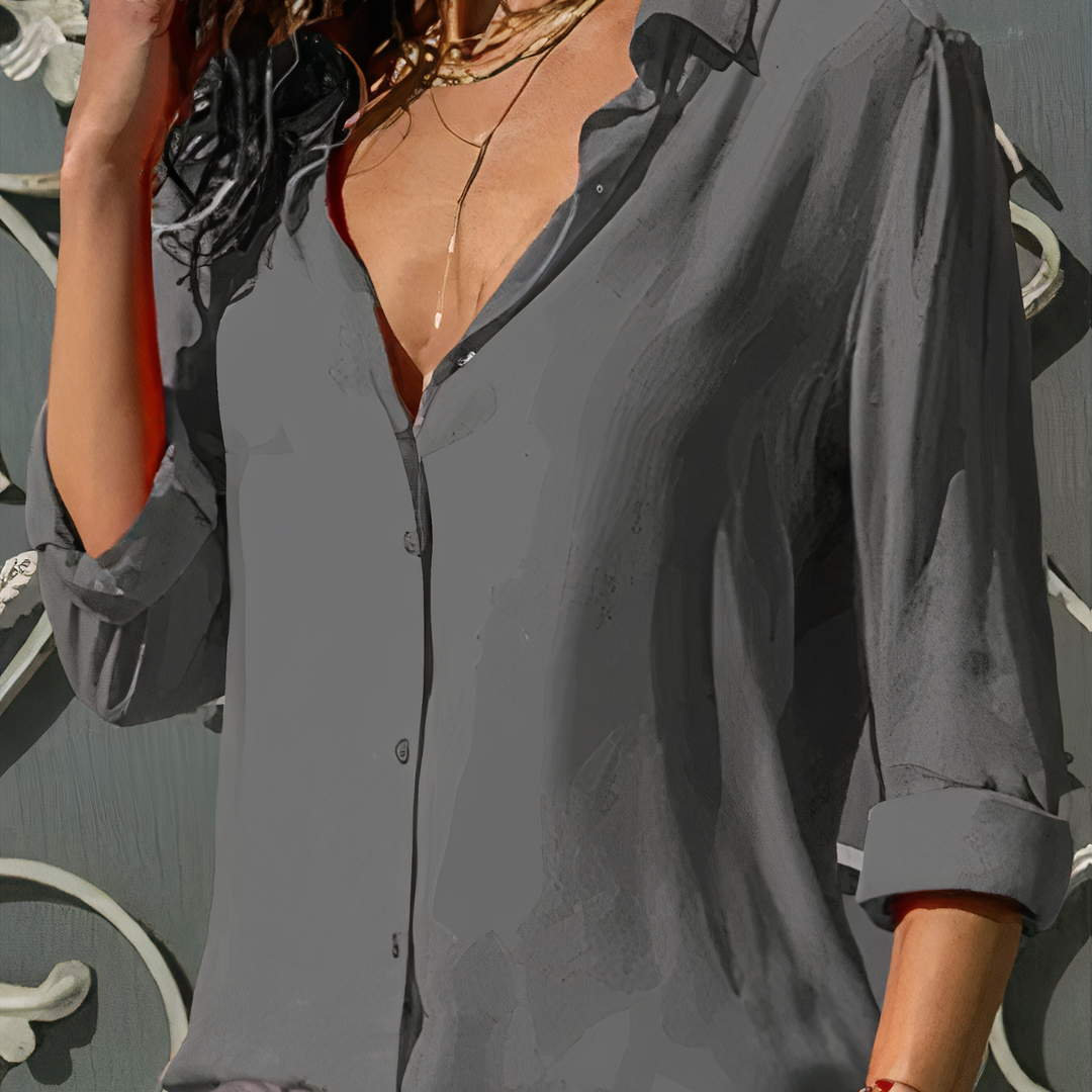 EB | Elegante Chiffonbluse für Frauen