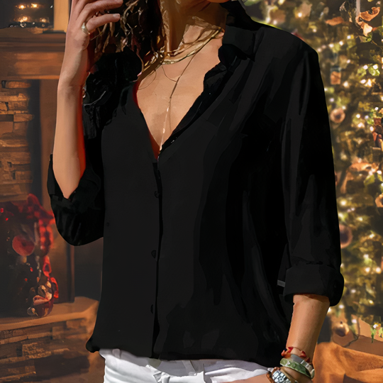 EB | Elegante Chiffonbluse für Frauen