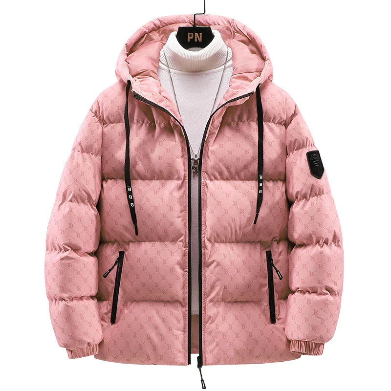 EB | Baumwolljacke mit Allover-Buchstabenprint