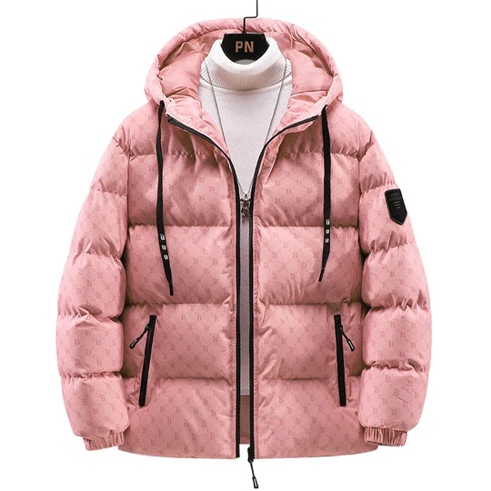 EB | Baumwolljacke mit Allover-Buchstabenprint