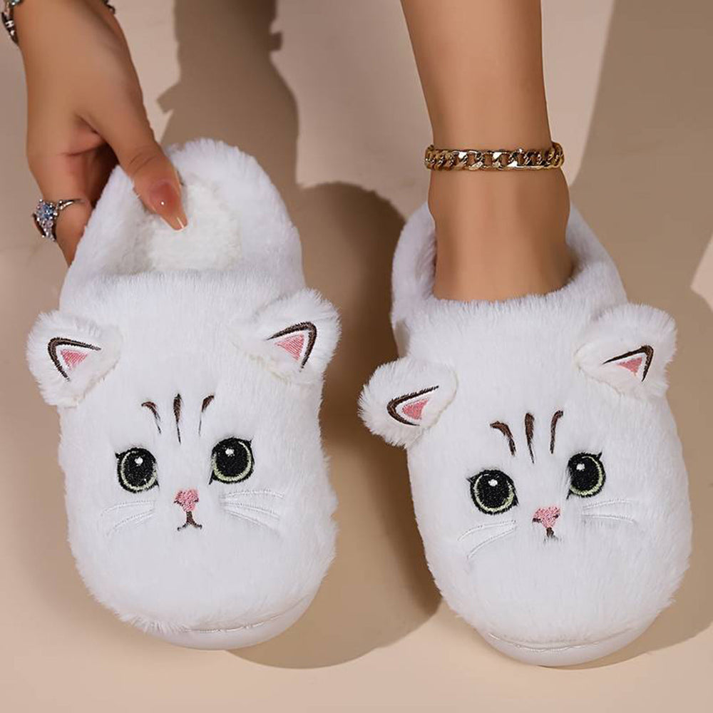 EB | Weiche Damen Katzen Hausschuhe