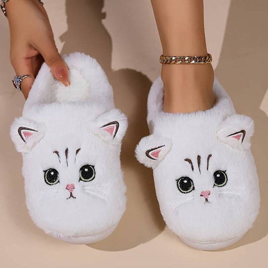 EB | Weiche Damen Katzen Hausschuhe
