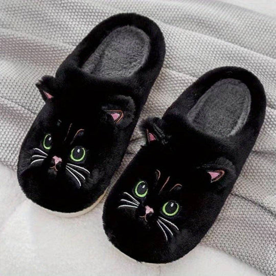 EB | Weiche Damen Katzen Hausschuhe