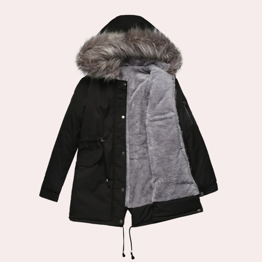 EB | Winter Parka Jacke mit Kapuze für Damen