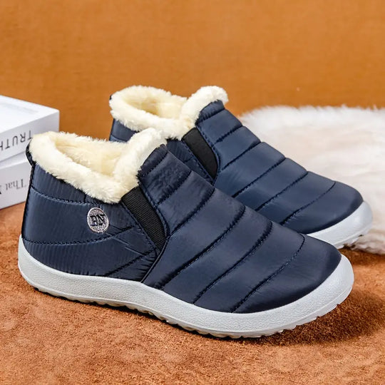 EB | Damen Winterwarme Pelz Schneestiefel