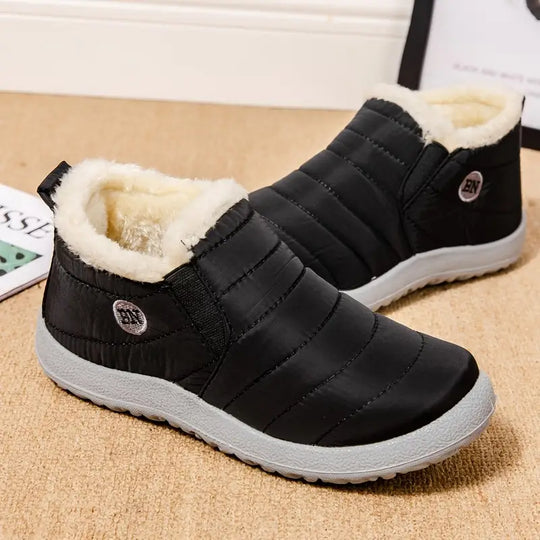 EB | Damen Winterwarme Pelz Schneestiefel