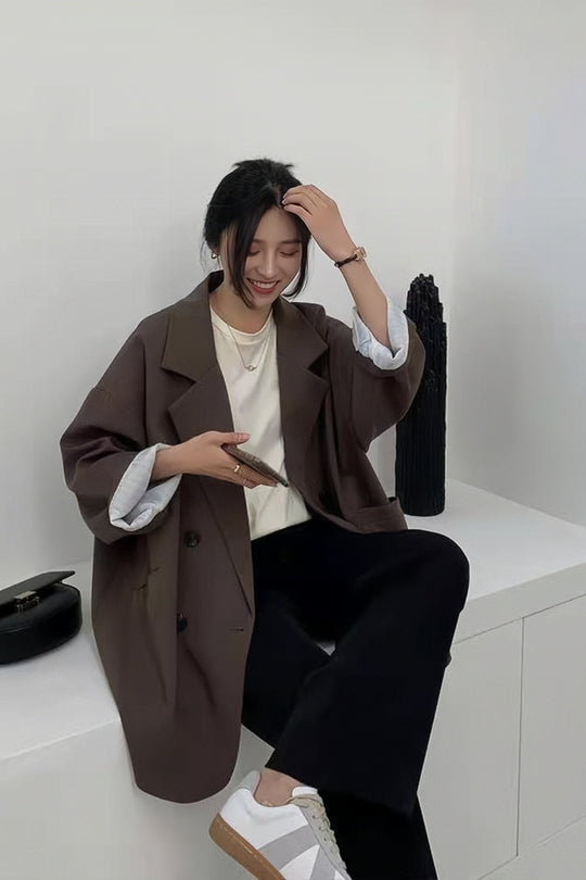 EB | Koreanische Version Lockerer Mantel