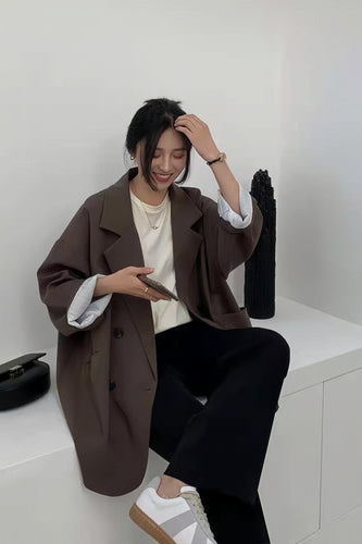 EB | Koreanische Version Lockerer Mantel