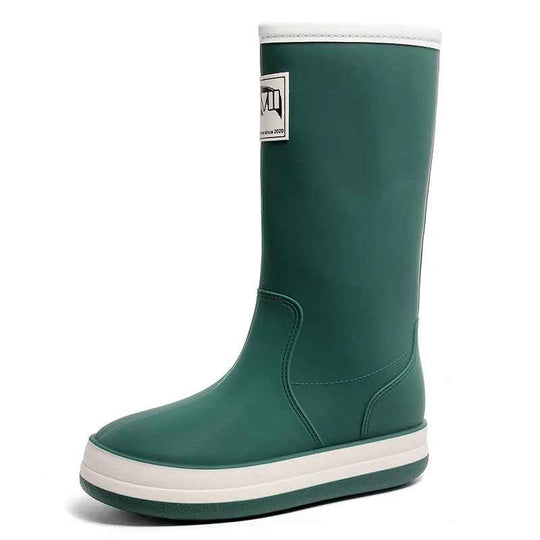 EB | Stiefel Damen - Wasserdichte Outdoor Gummistiefel mit Rutschfester Sohle