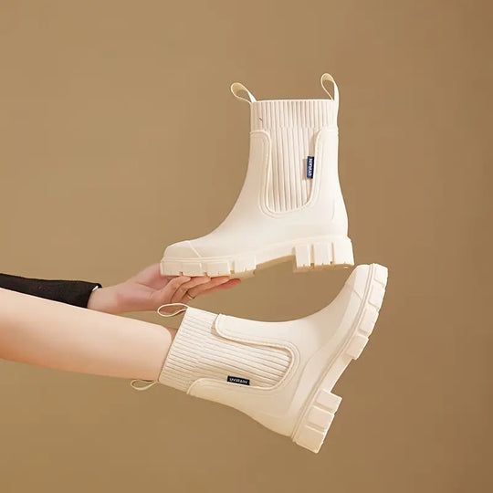 EB | Wasserdichte Stiefeletten mit Chunky Sohle