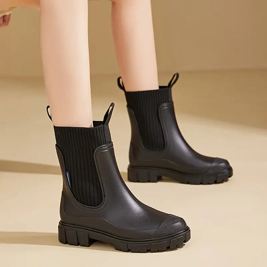 EB | Wasserdichte Stiefeletten mit Chunky Sohle