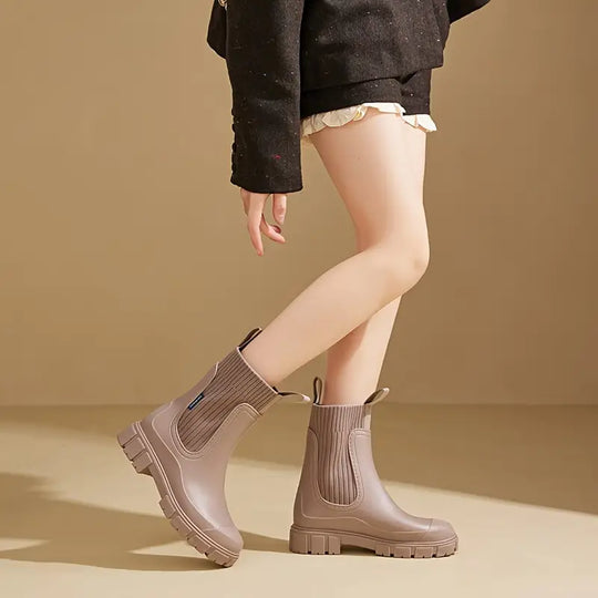 EB | Wasserdichte Stiefeletten mit Chunky Sohle