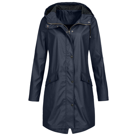 EB | Damen Herbst Winddichte Regenjacke