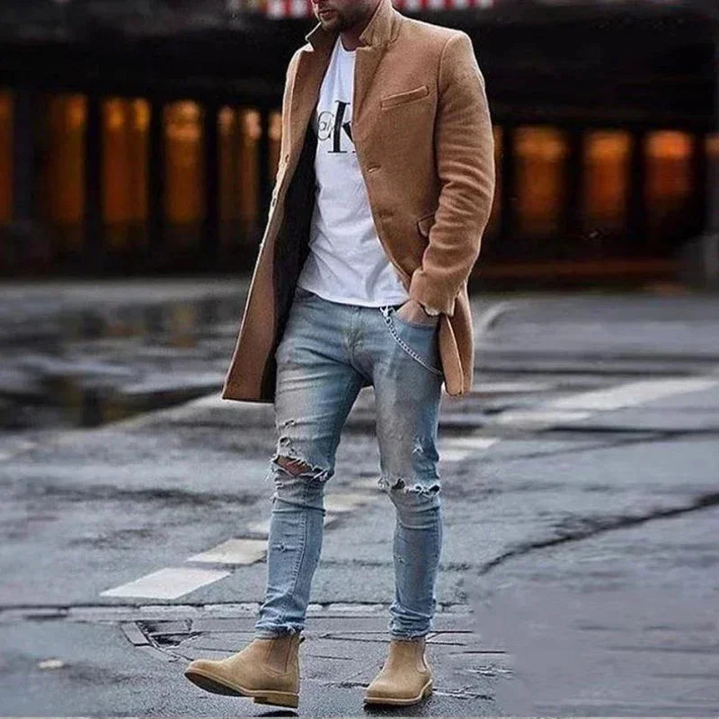 EB | Eleganter Trendherbstmantel für Herren