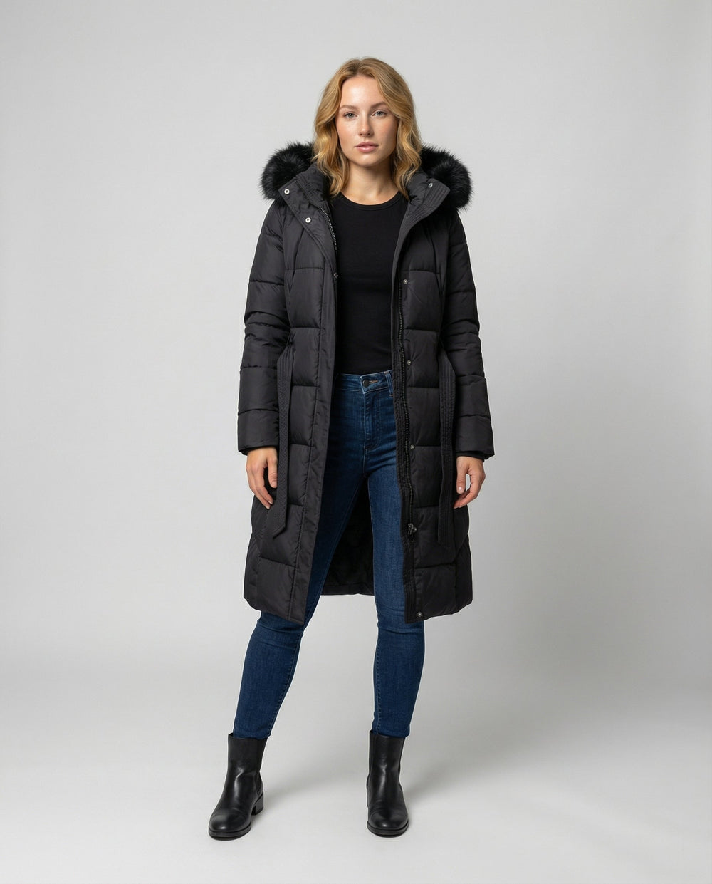 Damen Winterjacke mit Kapuze | EB