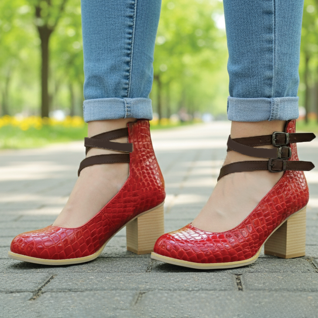 EB | Blockabsatz Knöchel Schuhe