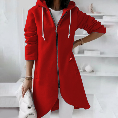 EB | Damen Longline Kapuzenjacke
